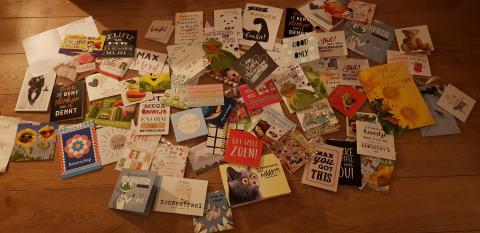 Een deel van alle kaartjes